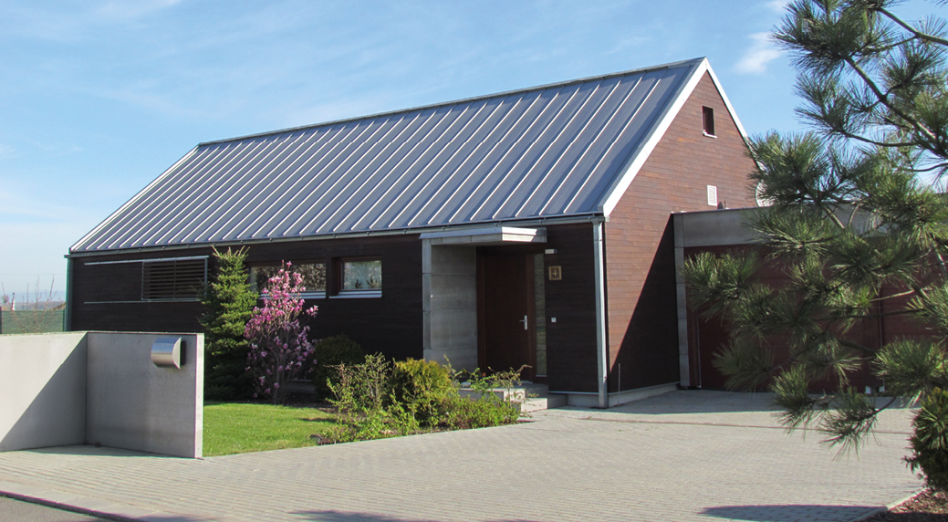 Modelový dům s krytinou Rapid DeLuxe